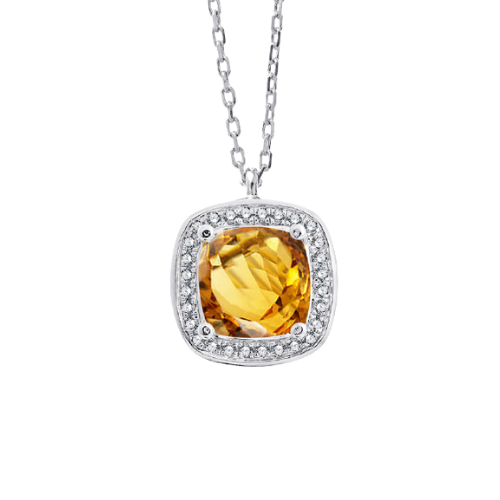 colier or diamant citrine créator bijouterie joaillerie orléans