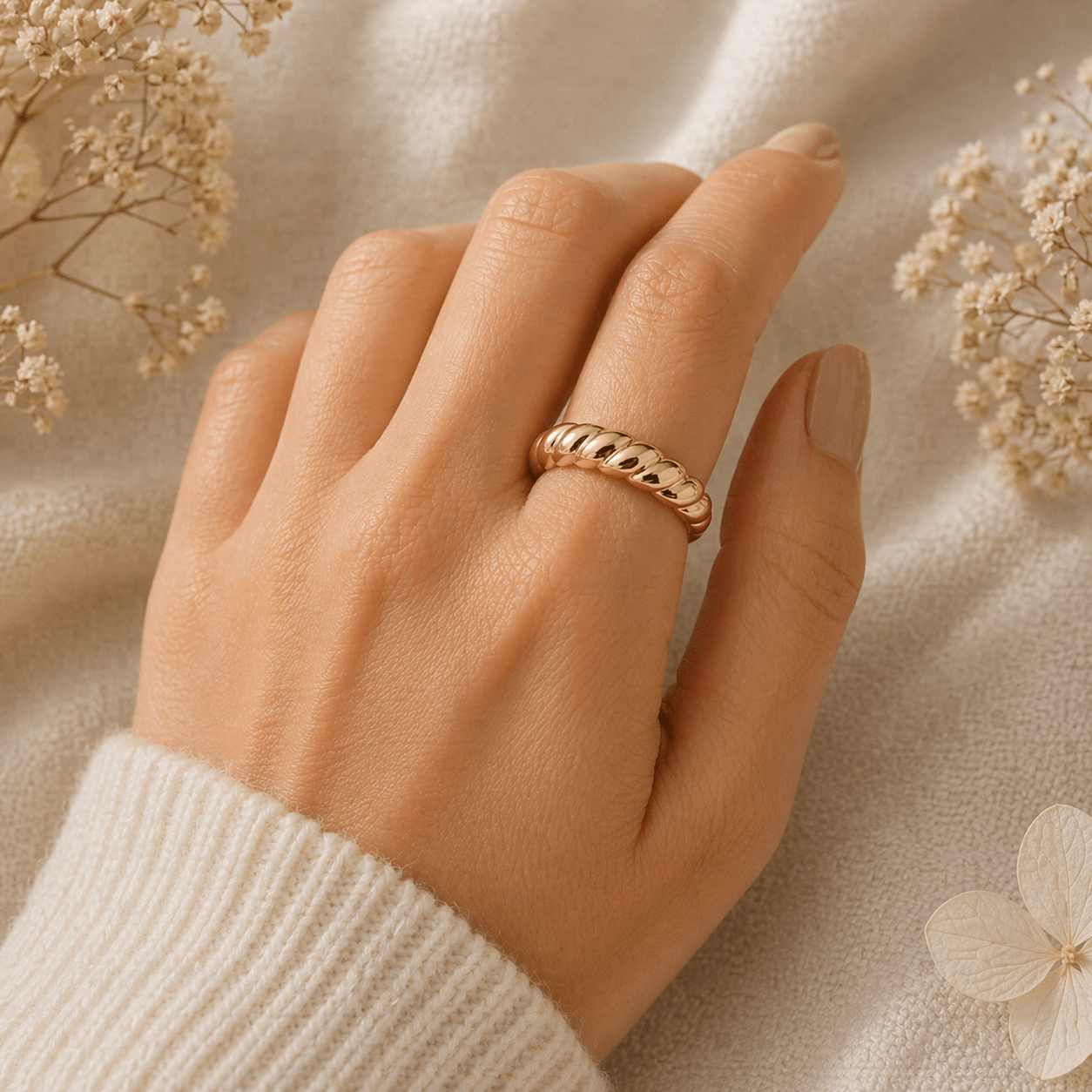 bague femme plaqué or créator bijouterie orléans