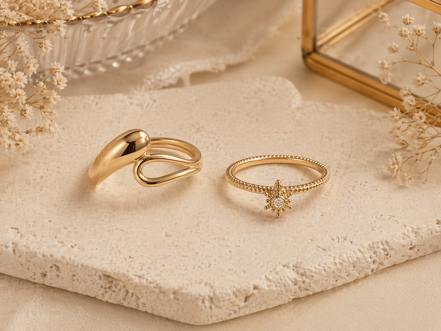 bague femme plaqqué or créator bijouterie orléans