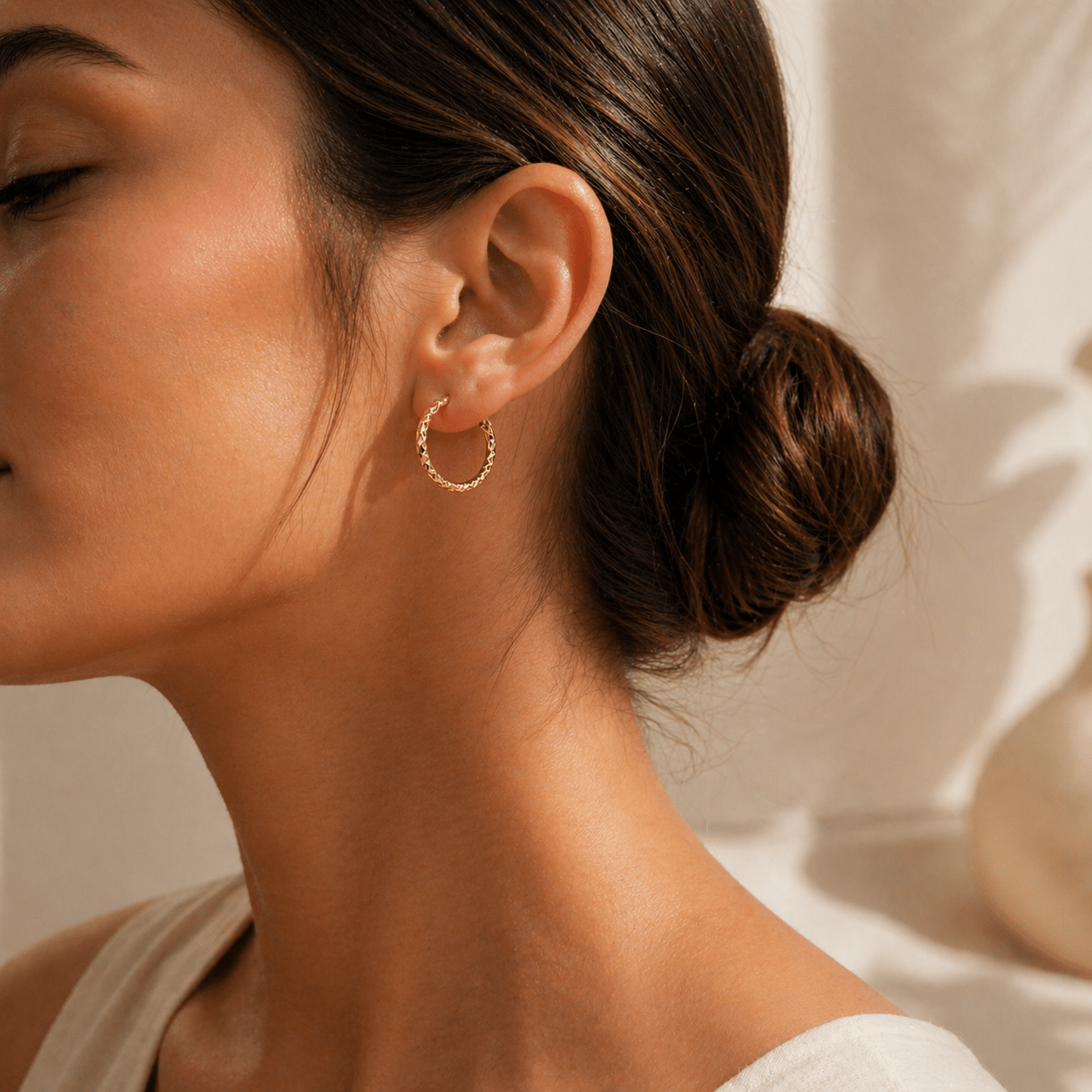 boucles d'oreilles femme or 18 carat créator bijouterie orléans