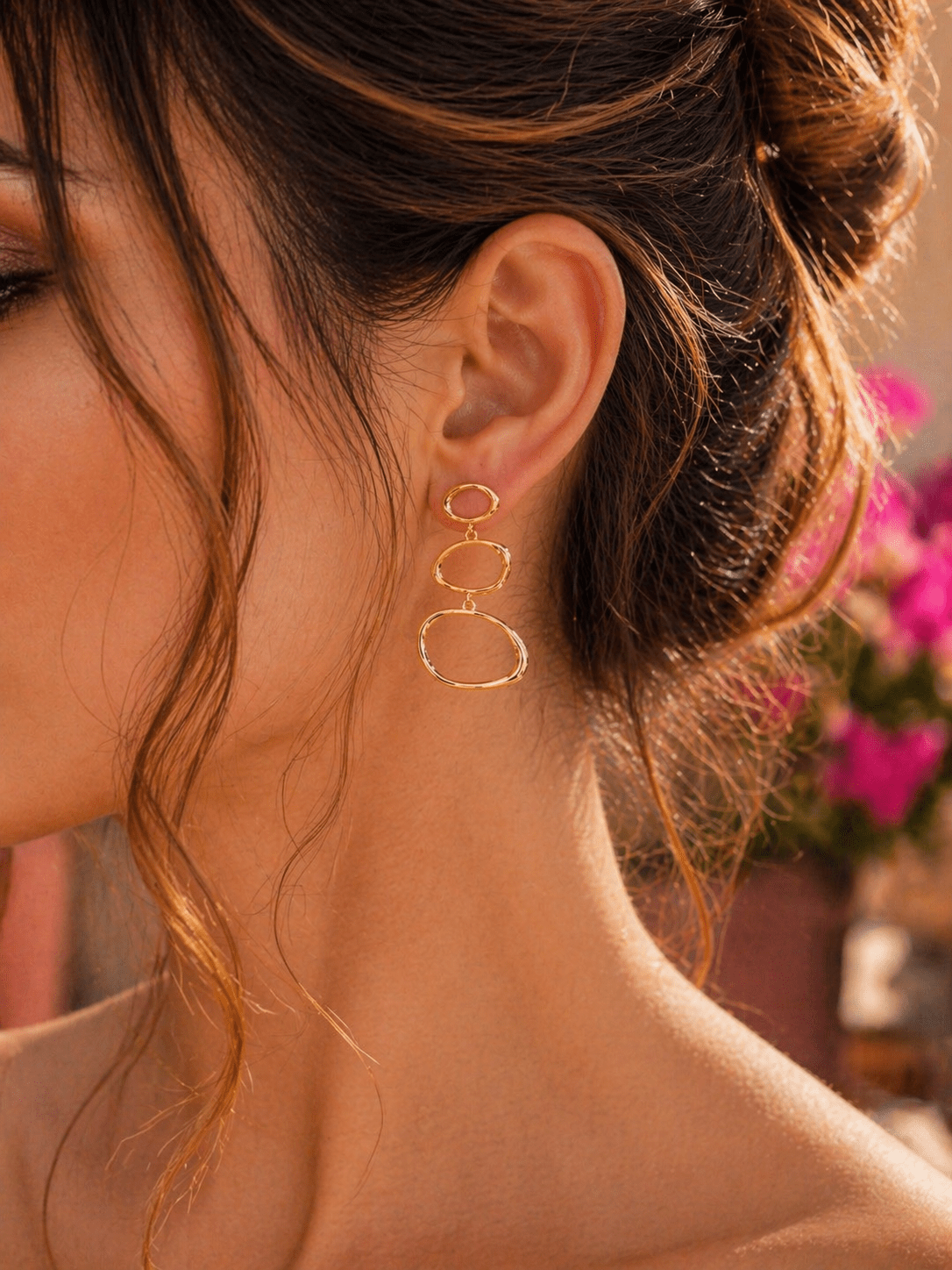 boucles d'oreilles femme plaqué or créator bijouterie orléans