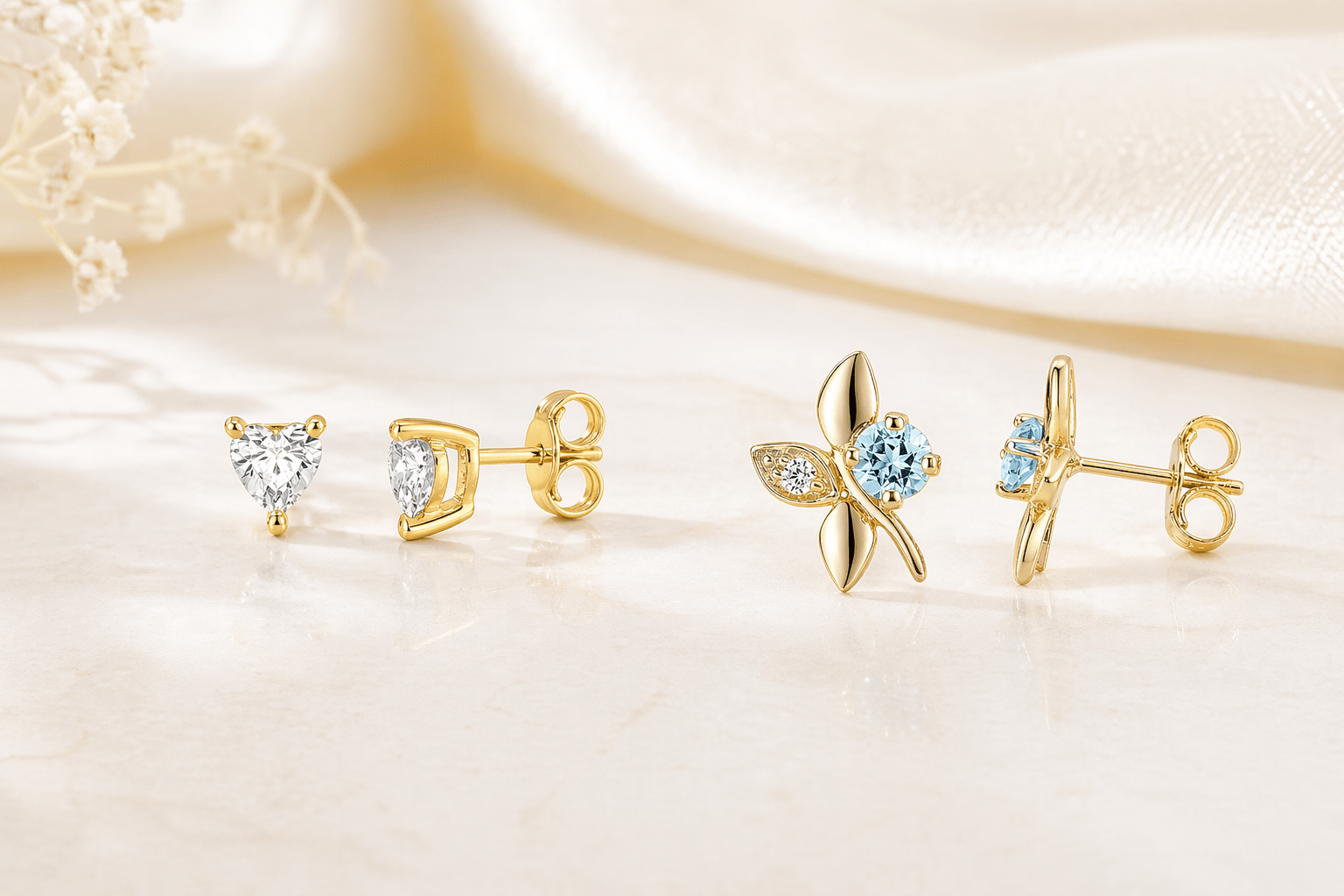 boucles d'oreilles femme or 18 carat créator bijouterie orléans
