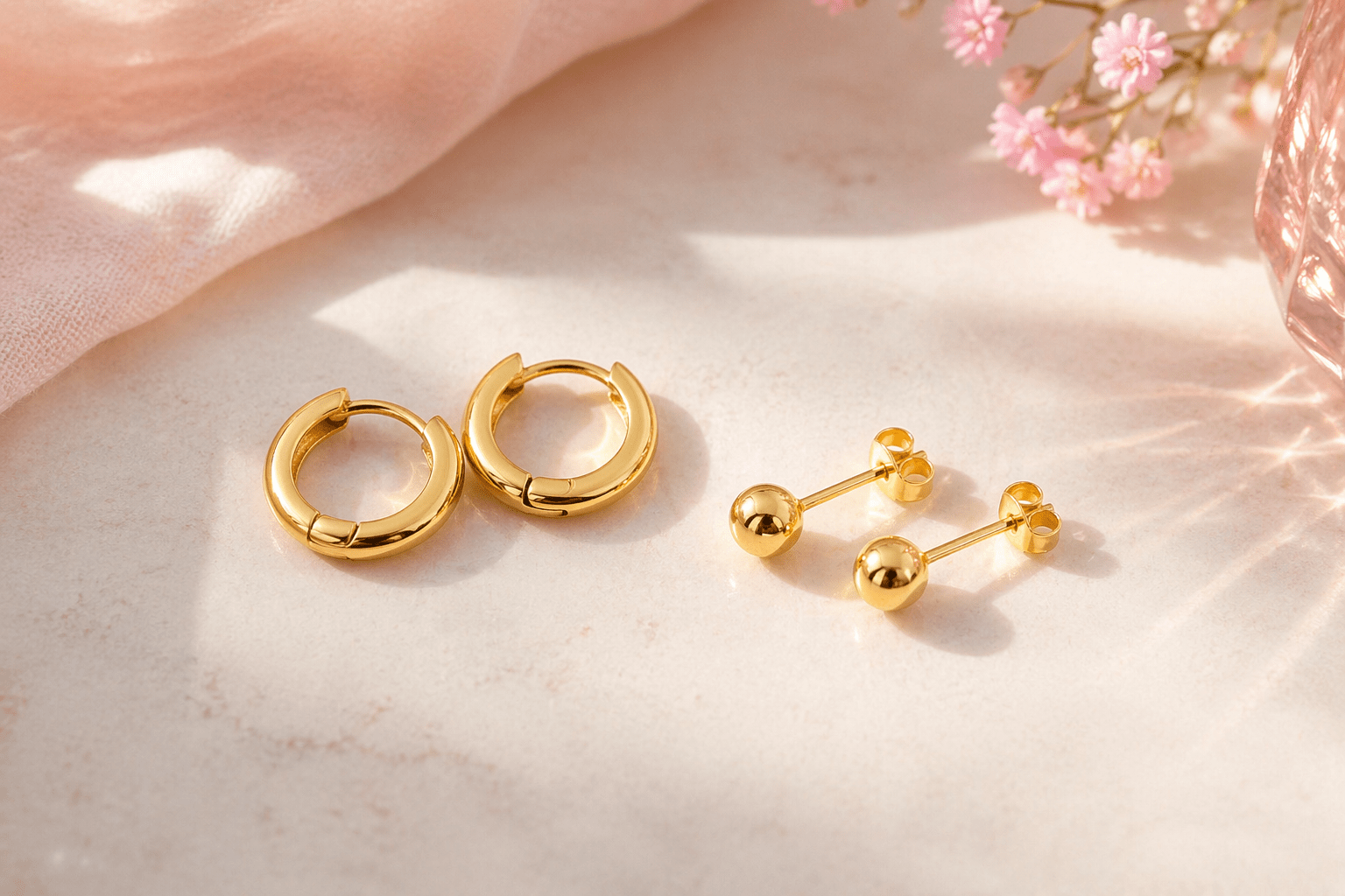 boucles d'oreilles femme plaqué or créator bijouterie orléans